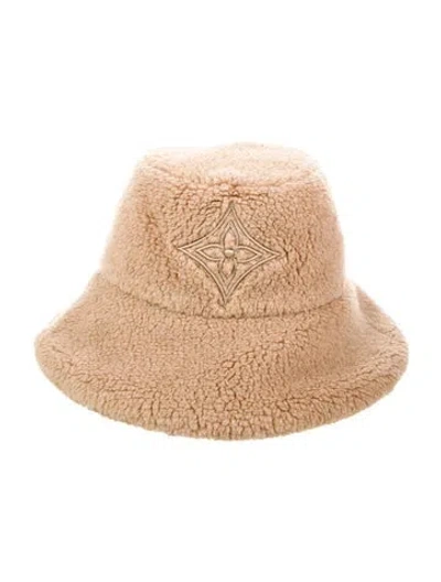 Pre-owned Louis Vuitton Big Hug Bucket Hat In Brown