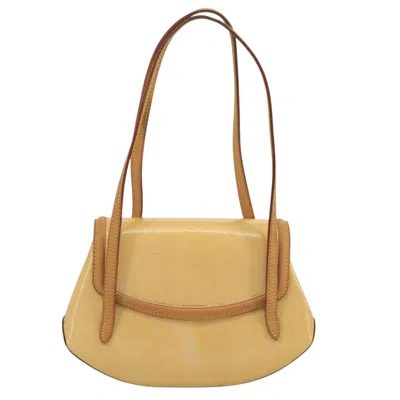 Pre-owned Louis Vuitton Biscayne Bay Black Patent Leather Shoulder Bag ()