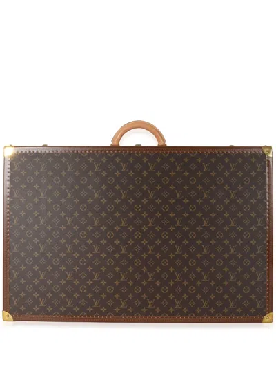 Pre-owned Louis Vuitton  Bisten 80 Trunk In Brown