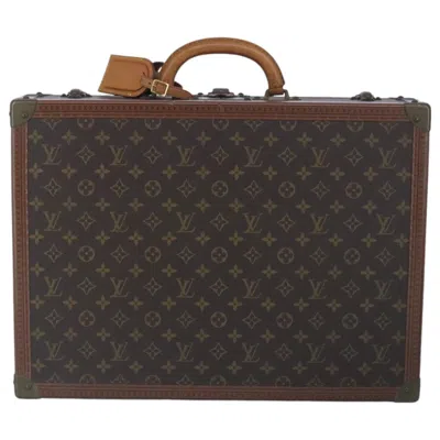 Pre-owned Louis Vuitton Bisten Brown Canvas Travel Bag ()