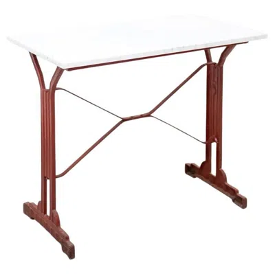 Pre-owned Louis Vuitton Bistro Table, France, 1920s, Dining Cafe Table In Brown