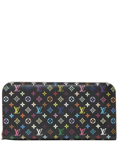Pre-owned Louis Vuitton Black & Multi Coated Canvas & Leather Insolite Wallet (authentic  Pre-loved)