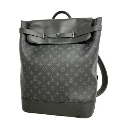 Pre-owned Louis Vuitton Black Backpack ()