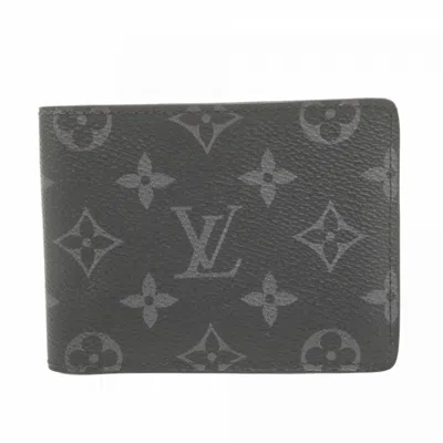 Pre-owned Louis Vuitton Black Bill Wallet (bi-fold) ()
