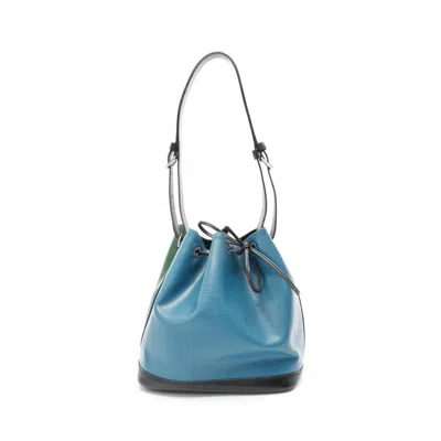 Pre-owned Louis Vuitton Black Blue Green Epi Leather Shoulder Bag ()