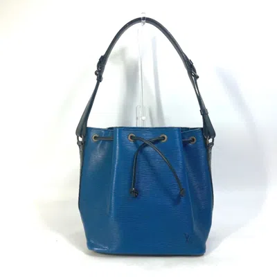 Pre-owned Louis Vuitton Black Blue Toledo Blue Epi Leather Shoulder Bag ()