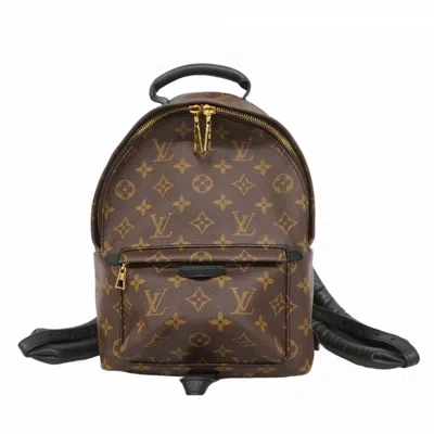 Pre-owned Louis Vuitton Black Brown Backpack () In Multi