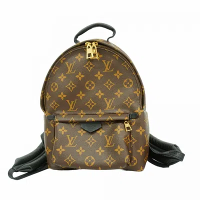 Pre-owned Louis Vuitton Black Brown Backpack () In Multi