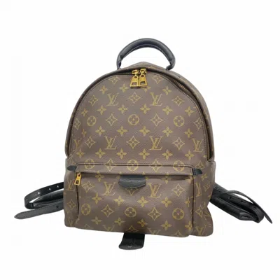 Pre-owned Louis Vuitton Black Brown Backpack () In Multi