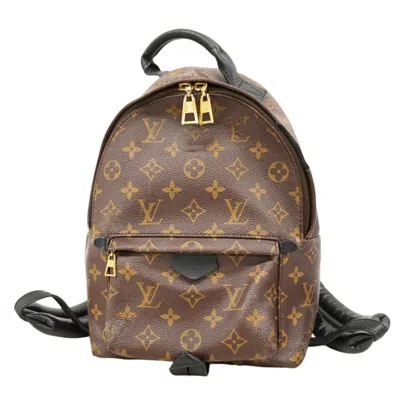 Pre-owned Louis Vuitton Black Brown Backpack () In Multi