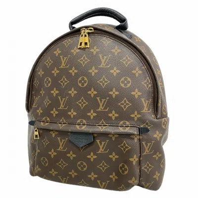 Pre-owned Louis Vuitton Black Brown Backpack () In Multi