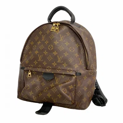Pre-owned Louis Vuitton Black Brown Backpack () In Multi