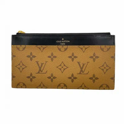 Pre-owned Louis Vuitton Black Brown Coin Purse/coin Case () In Multi