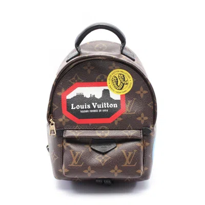 Pre-owned Louis Vuitton Black Brown Monogram Monogram Backpack ()