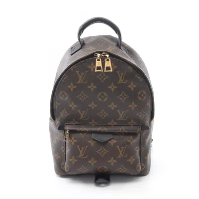 Pre-owned Louis Vuitton Black Brown Monogram Monogram Backpack ()