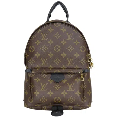 Pre-owned Louis Vuitton Black Brown Monogram Monogram Backpack () In Multi