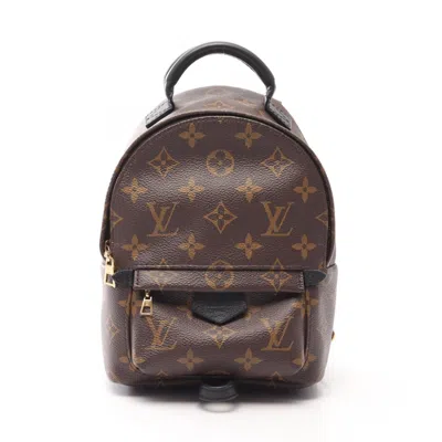 Pre-owned Louis Vuitton Black Brown Monogram Monogram Backpack () In Multi