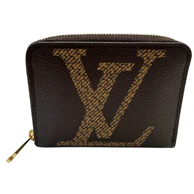 Pre-owned Louis Vuitton Black Brown Monogram Monogram Coin Purse/coin Case () In Multi