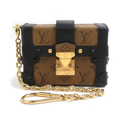 Pre-owned Louis Vuitton Black Brown Monogram Reverse Shoulder Bag ()