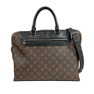 Pre-owned Louis Vuitton Black Brown Monogram Shoulder Bag () In Black, Brown