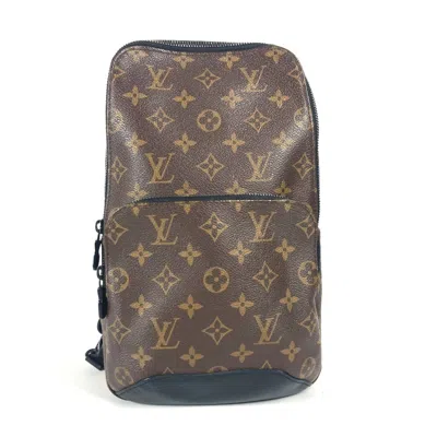 Pre-owned Louis Vuitton Black Brown Shoulder Bag Sling Bag ()