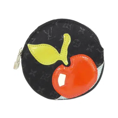 Pre-owned Louis Vuitton Black Canvas Coin Purse/coin Case ()
