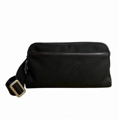 Pre-owned Louis Vuitton Black Canvas Fanny Pack Sling Bag ()