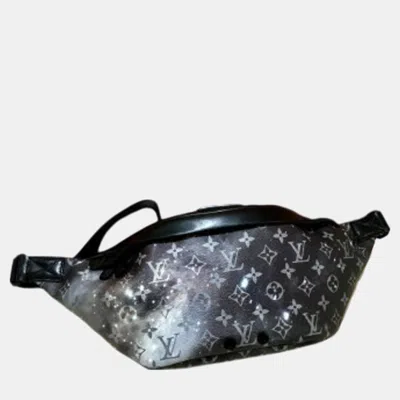 Pre-owned Louis Vuitton Black Canvas Monogram Galaxy Discovery Bum Bag