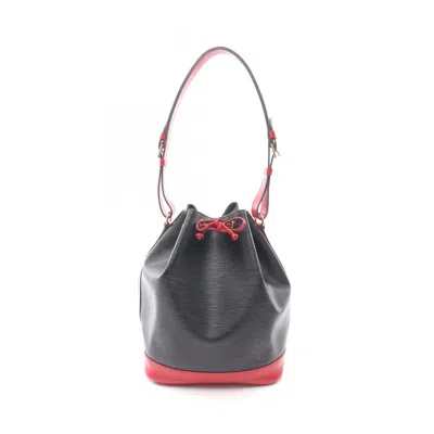 Pre-owned Louis Vuitton Black Castilian Red Noir Red Color Epi Leather Shoulder Bag ()