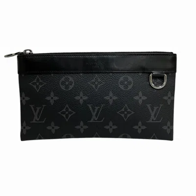 Pre-owned Louis Vuitton Black Clutch Bag Pochette ()