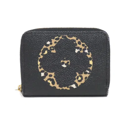 Pre-owned Louis Vuitton Black Coated Canvas Coin Purse/coin Case ()