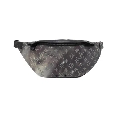 Pre-owned Louis Vuitton Black Coated Canvas Shoulder Bag ()