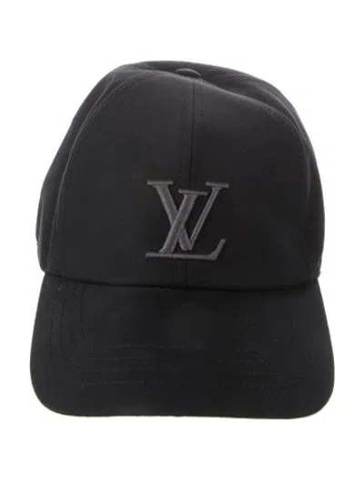 Pre-owned Louis Vuitton Black Cotton Baseball Cap