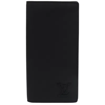 Pre-owned Louis Vuitton Black Cuir Ombre Leather Long Wallet (bi-fold) ()