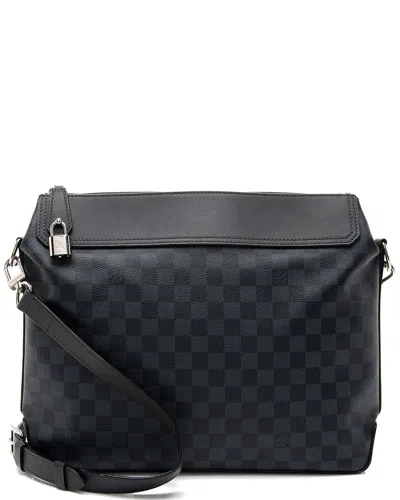 Pre-owned Louis Vuitton Black Damier Cobalt Greenwich (authentic Pre-loved)
