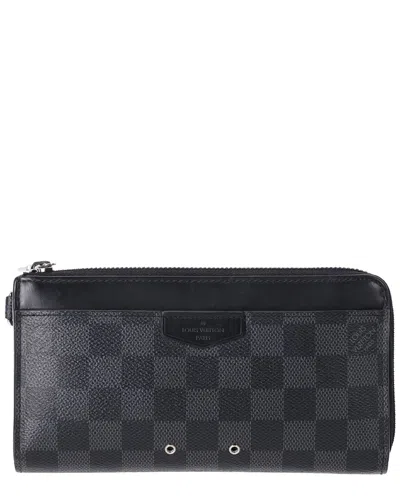 Pre-owned Louis Vuitton Black Damier Dragonne Zippy Wallet (authentic Pre-loved)