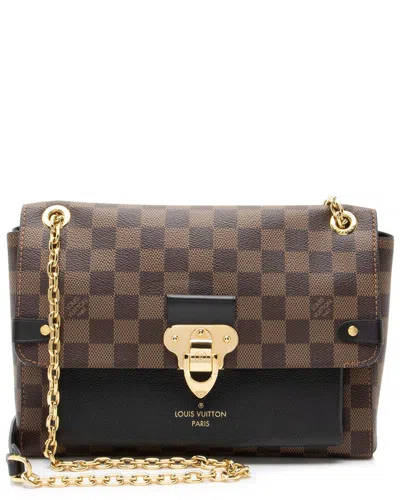 Pre-owned Louis Vuitton Black Damier Ebene Vavin Pm (authentic Pre-loved)