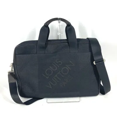 Pre-owned Louis Vuitton Black Damier Geant Shoulder Bag Tote Bag ()