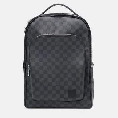 Pre-owned Louis Vuitton Black Damier Graphite Canvas Avenue Backpack