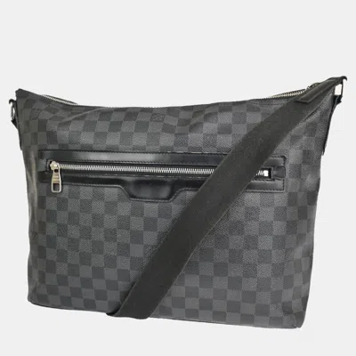 Pre-owned Louis Vuitton Black Damier Graphite Canvas Mick Mm Messenger Bag