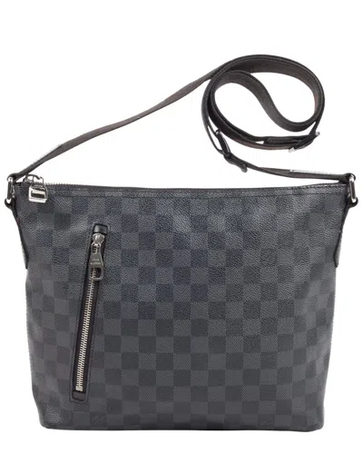 Pre-owned Louis Vuitton Black Damier Graphite Coated Canvas Mick (authentic Pre-loved)