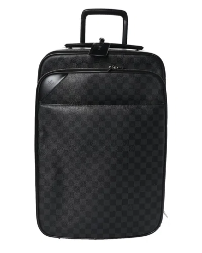 Pre-owned Louis Vuitton Black Damier Graphite Coated Canvas Pegase Legere 55 (authentic  Pre-loved)