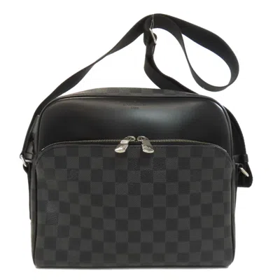 Pre-owned Louis Vuitton Black Damier Graphite Damier Graphite Shoulder Bag ()