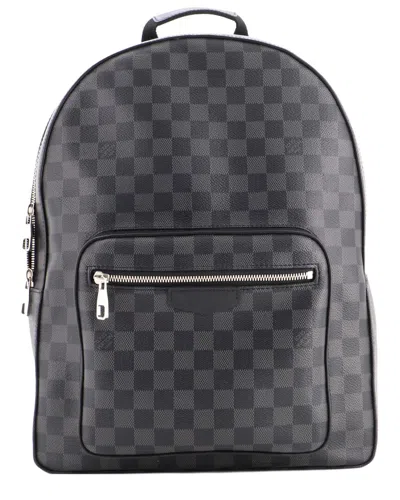 Pre-owned Louis Vuitton Black Damier Graphite Josh Backpack (authentic Pre-loved)