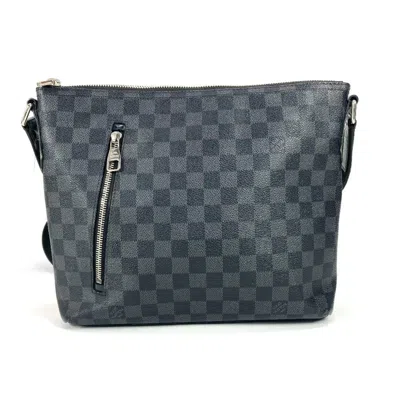 Pre-owned Louis Vuitton Black Damier Graphite Shoulder Bag ()