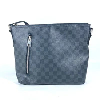 Pre-owned Louis Vuitton Black Damier Graphite Shoulder Bag ()