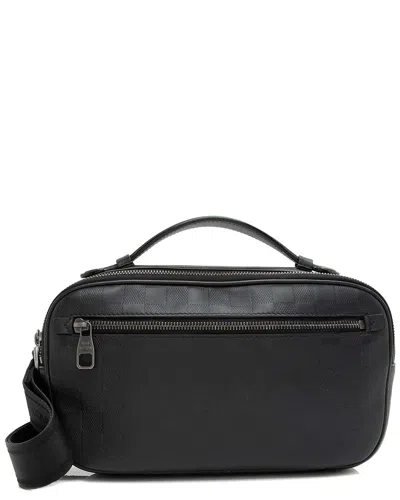 Pre-owned Louis Vuitton Black Damier Infini Ambler Belt Bag (authentic Pre-loved)