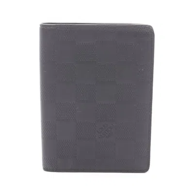 Pre-owned Louis Vuitton Black Damier Infini Wallet (bi-fold) ()