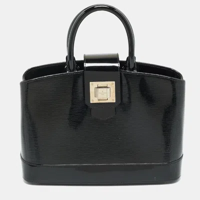 Pre-owned Louis Vuitton Black Electric Epi Leather Mirabeau Pm Bag