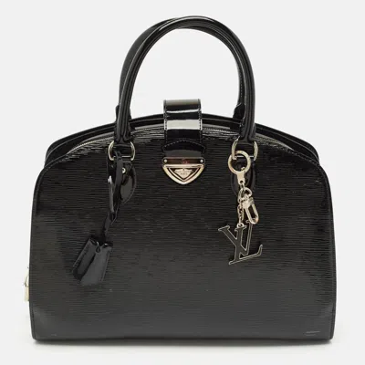 Pre-owned Louis Vuitton Black Electric Epi Leather Pont Neuf Gm Bag